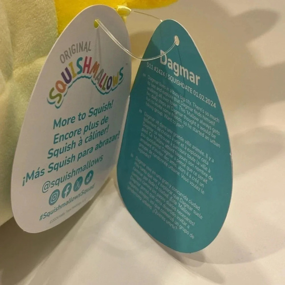 - Squishmallows Lemon Cow NWT - Picture 3 of 5